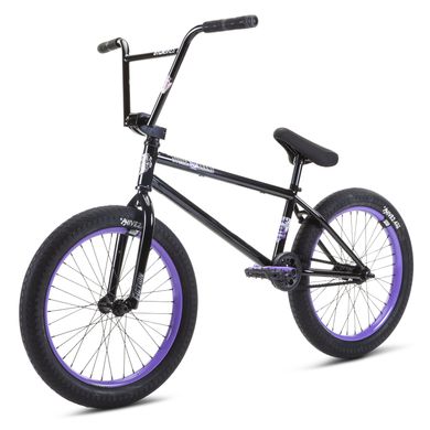 Велосипед BMX Stolen Sinner FC XLT LHD 21.00", 2023, Black W/Violet (SKD-79-45)
