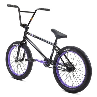 Велосипед BMX Stolen Sinner FC XLT LHD 21.00", 2023, Black W/Violet (SKD-79-45)