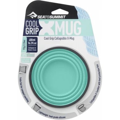 Чашка складна X-Mug Cool Grip, 480 мл, Sea Foam від Sea to Summit (STS AXCGMUGSF)