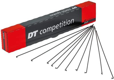 Спиці вигнуті DT Swiss Competition Race, 2.0/1.6/2.0мм x 272мм, Black, 100шт (SCR020272S0100)