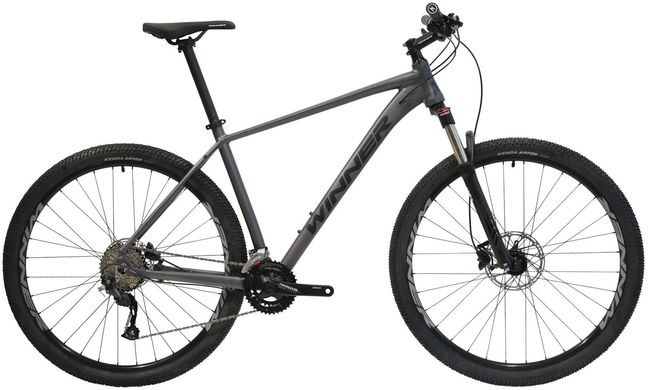 Велосипед гірський 29" SOLID GT 18" Matt Grey 2023, M (WNR 23-424)