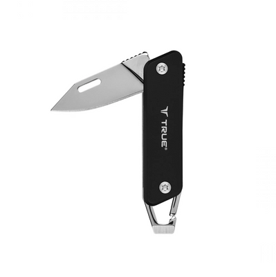 Розкладний туристичний ніж True Utility Modern Keychain Knife, Black (TR TU7059)