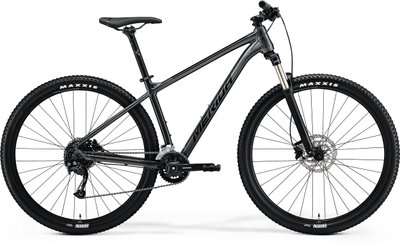Велосипед гірський MERIDA BIG.NINE 100-2X, DARK SILVER(BLACK), L (A62211A 00719)