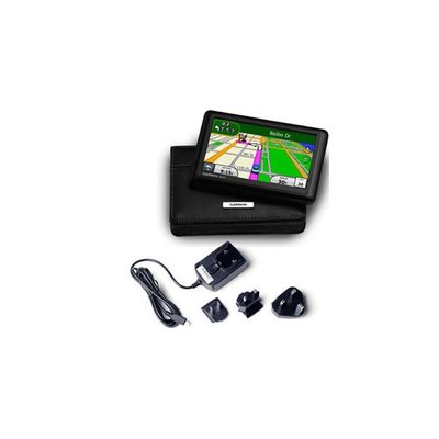 Автокомплект Garmin для Nuvi 14xx, USB кабель, зарядний пристрій 220В, універсальний чохол, Black (010-11305-04)