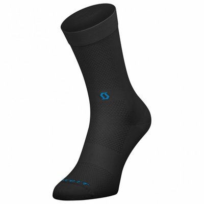 Носки велосипедные Scott Trail Tuned Socks, Black/Atlantic Blue, S (281231.6957.046)