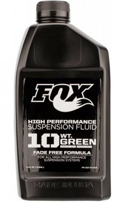 Масло FOX Suspension Fluid 946ml 10 WT, Green (025-03-008)
