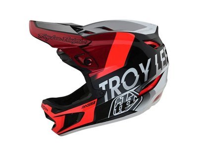 Ендуро шолом TLD D4 Mips COMPOSITE HELMET Qualifier Silver/Red, L (140559034)
