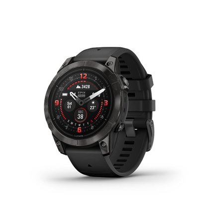 Смарт-часы Garmin Epix Pro Gen 2 Sapphire, 47 mm, Carbon Grey DLC Titanium/Black (GRMN 010-02803-11)