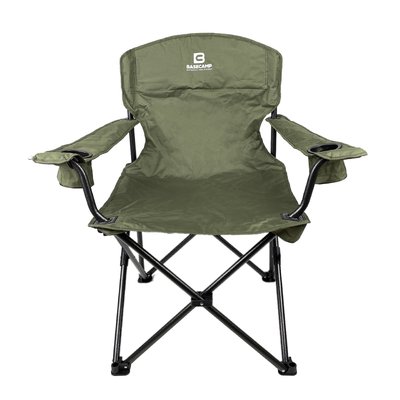 Крісло кемпінгове BaseCamp Big Boy, 54x61x98 см, Olive Green (BCP 10401)