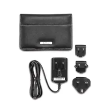 Автокомплект Garmin для Nuvi 14xx, USB кабель, зарядное устройство 220В, универсальный чехол, Black (010-11375-04)