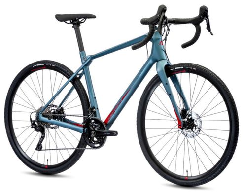 Велосипед гравійний MERIDA SILEX 4000, MATT STEEL BLUE(GLOSSY RED), M (A62111A 00807)
