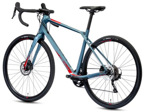 Велосипед гравійний MERIDA SILEX 4000, MATT STEEL BLUE(GLOSSY RED), M (A62111A 00807)