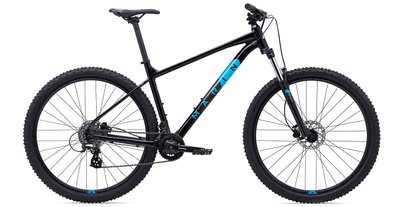 Горный велосипед 29" Marin BOBCAT TRAIL 3, 2023, L, Gloss Black/Charcoal/Cyan (730123002)