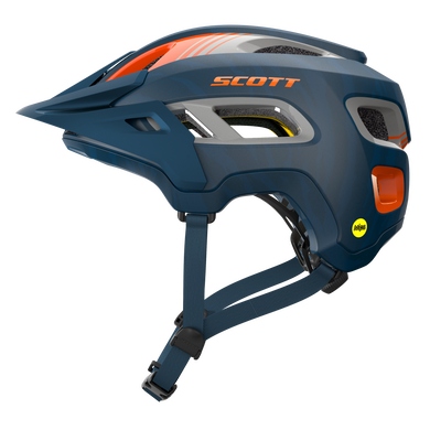 Велошлем Scott Stego, Blue/Orange, S, 51-55 см (227640.1454.006)
