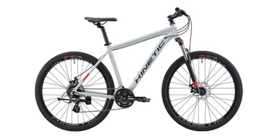 Велосипед Kinetic 27,5" CRYSTAL 17" сірий, М (21-122)