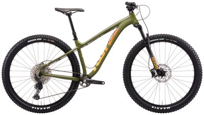 Велосипед гірський Kona Honzo 2021 Satin Fatigue Green, M (KNA B21HZ03)