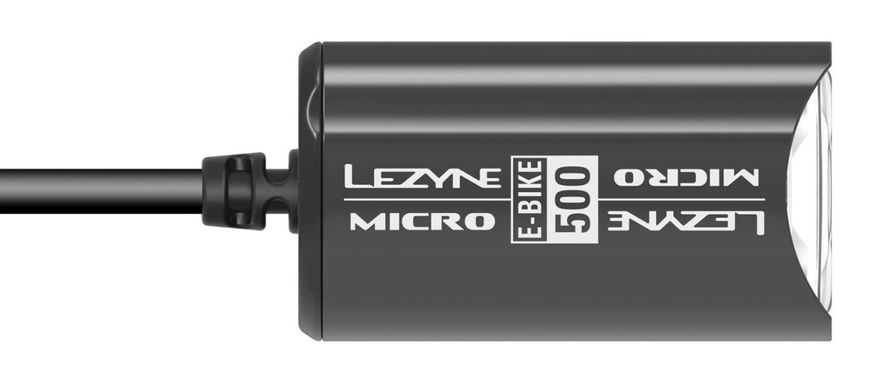 Велофара для електровелосипеда Lezyne E-Bike Micro Drive 500, Black, 500 lum, Y14 (4712805 997688)