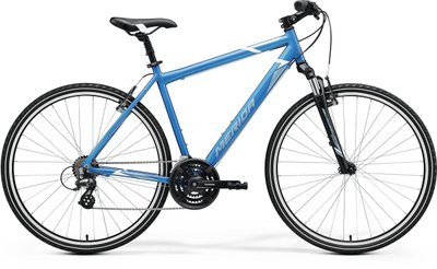 Велосипед міський MERIDA CROSSWAY 10-V, BLUE(STEEL BLUE/WHITE), XL (A62211A 01760)
