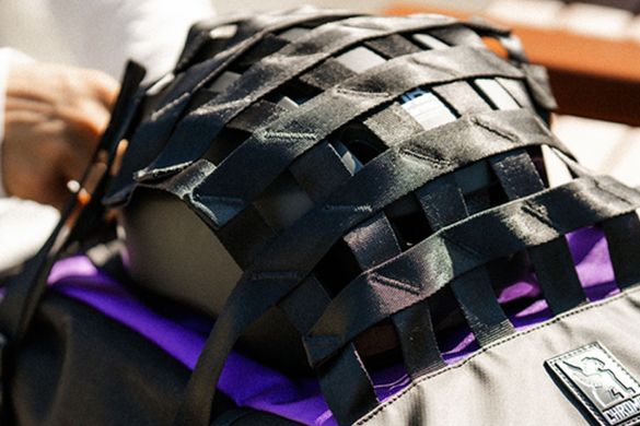 , Black/Purple, Велосипедный, 22.0, Верхнее, Крепление шлема, Универсальные, 1360.00