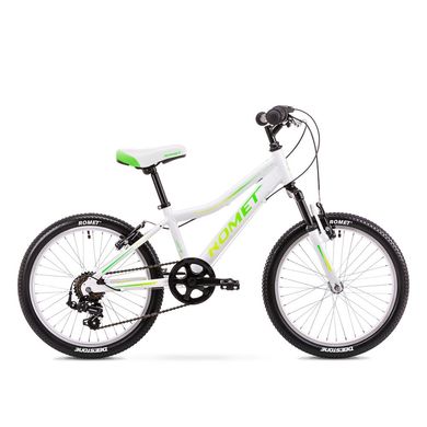 Велосипед Romet 19 Jolene Kid 20 2.0 бело-зеленый 11 S