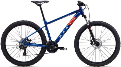 Велосипед гірський 29" Marin BOLINAS RIDGE 1 L 2023 Gloss Blue/Off-White/Roarange (SKD-13-09)