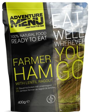 Ветчина с чечевичным рагу Adventure Menu Farmer ham with lentil ragout (AM 695)