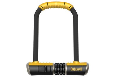 Замок велосипедный U-образный Onguard Bulldog Combo STD, кодовый, Yellow (LCK-33-11)