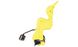 Фото Заднее велокресло детское Bellelli Mr Fox Standart B-fix до 22кг, Neon Yellow/Dark Blue (01FXSB0027) № 3 з 7