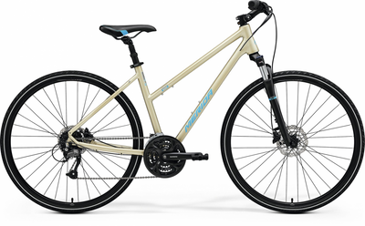 Велосипед міський жіночий MERIDA CROSSWAY 40, SILK CHAMPAGNE(BLUE), S (A62211A 01719)