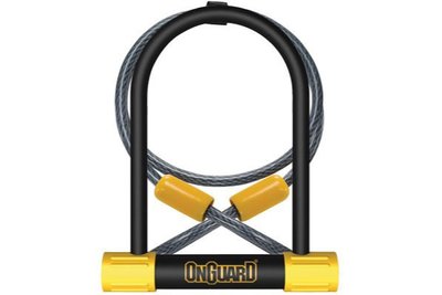 Замок велосипедный U-образный Onguard Bulldog DT, на ключе, Yellow (LCK-33-10)