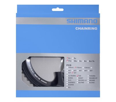 Зірка шатунів FC-5800 Shimano 105, 53зуб. для 53-39T, чорний 11-швидк (Y1PH98130)
