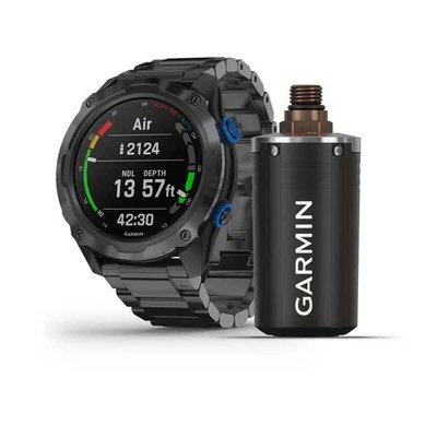 Смарт-годинник для дайвінгу Garmin Descent Mk2i в комплекті з передавачем Descent T1, Titanium carbon gray DLC/DLC titanium (753759223519)