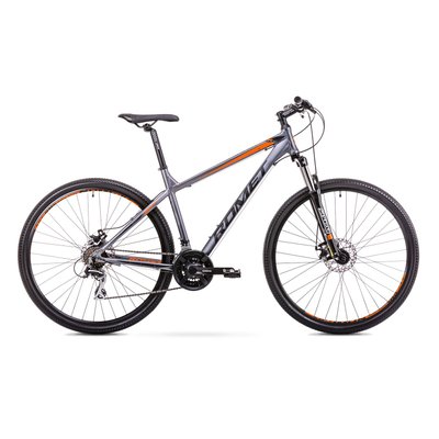 Велосипед Romet 19 Rambler R9.1 графитово-оранжевый 17 M