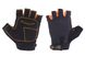 Перчатки без пальцев Green Cycle SIMPLA, Black/Orange, L (CLO-40-34)