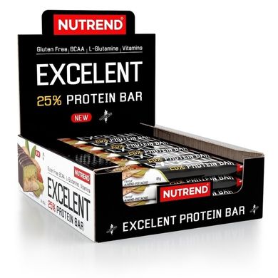 Протеиновый батончик Nutrend Excelent Protein Bar Double 85g, Миндаль / Фисташка (NRD 01655)