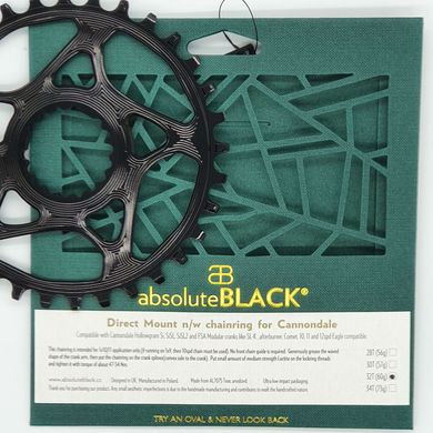 Зірка шатунів absoluteBLACK для Cannondale 32T чорна (CN32BK)