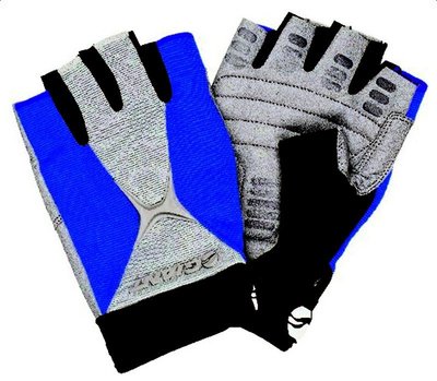 Велосипедные перчатки Giant Velocity Black/Blue/Grey, M (GNT-111256.M)