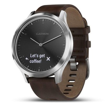 Смарт-часы Garmin Vivomove HR Premium, Black/Silver, L (753759184704)