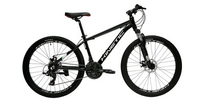 Велосипед дитячий гірський Kinetic 26" PROFI 15", Black, S (23-012)