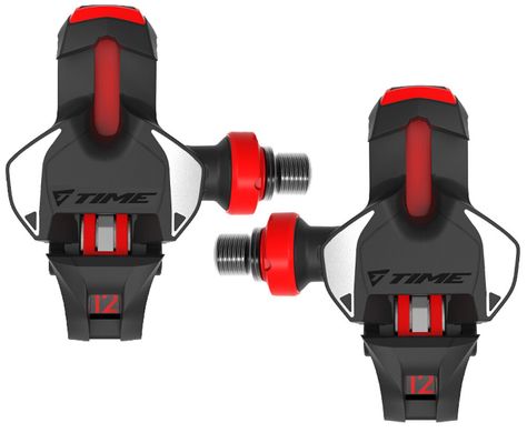 Педалі контактні TIME XPro 12 road pedal, including ICLIC free cleats, Black/Red (00.6718.014.000)