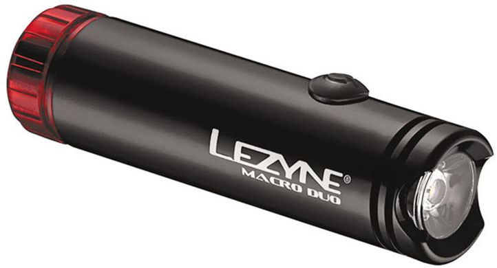 Велосвітло переднє/заднє Lezyne Macro Duo 400 lum 2 в 1, Black (GNT-LEZ-DUO-BK700)
