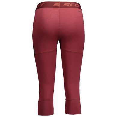 Термоштаны женские Scott W Defined Merino Pants, Dark grey melange/Ochre red, L (277794.7051.008)