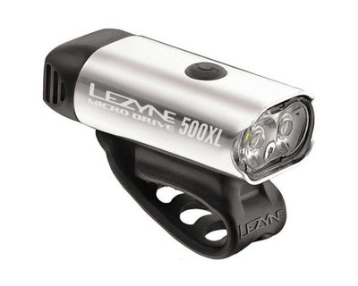 Велофара Lezyne Micro Drive 500XL, Silver (GNT-LEZ-MCR-SR50)