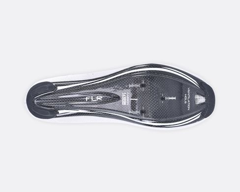Велосипедні туфлі шосе FLR F-XX Knit зі шкарпетками, white, 43 (FXXKWT43)