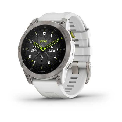 Смарт-часы Garmin Epix Gen 2 Sapphire, Carrera White/Titanium (753759281083)