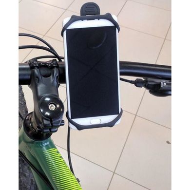 Кріплення на кермо для смартфону Green Cycle GPH-002 сілікон, 5.5"-6.2" (GC FIX-00-17)
