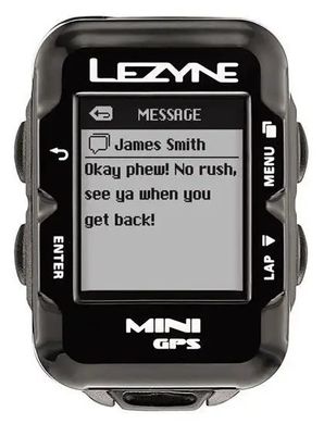 Велокомп'ютер Lezyne Mini GPS HR Loaded, Black, Y13 (4712805 987269)