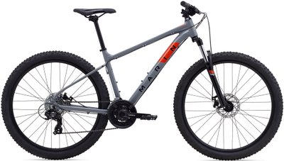 Велосипед гірський 29" Marin BOLINAS RIDGE 1, M, 2023, Gloss Grey/Black/Roarange (SKD-80-59)