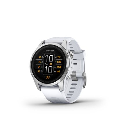 Смарт-часы Garmin Epix Pro Gen 2, 42 mm, Silver/Whitestone (753759317959)