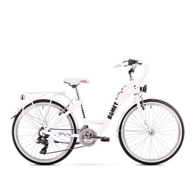 Велосипед Romet 19 Panda 24 білий 14 S